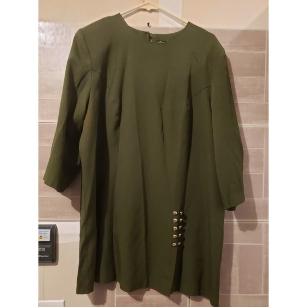 Vintage Womens Whirlaway Frocks Dress Green